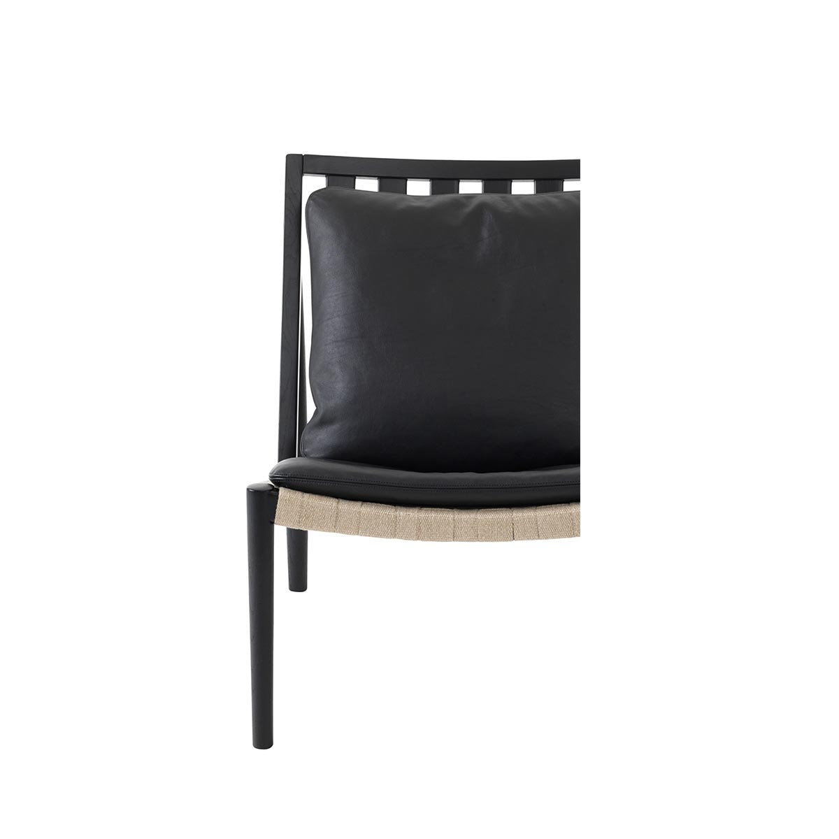 Klädsel-Easy-Chair-Nötskinn-svart