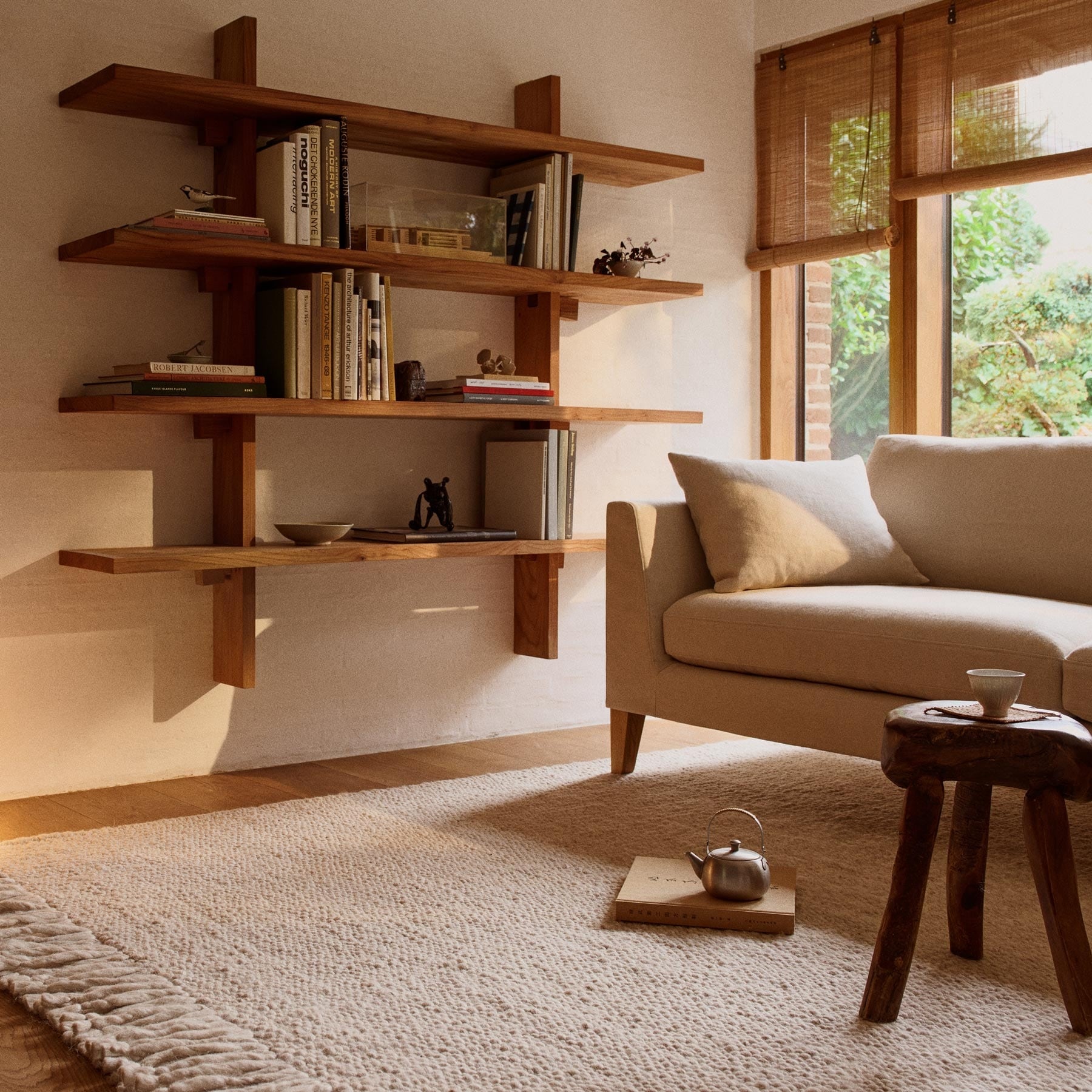 Teppeprøve Chunky ivory