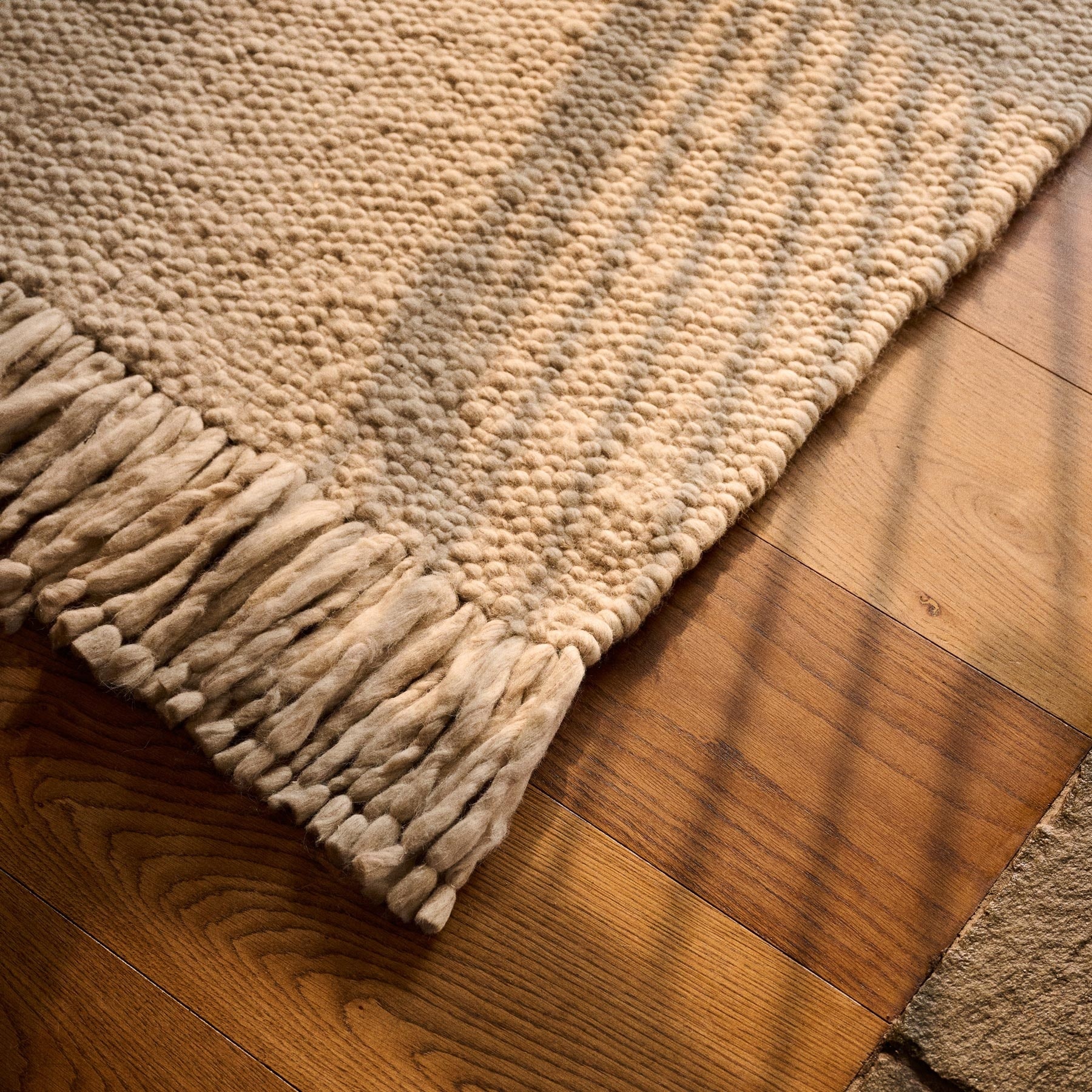 Teppeprøve Chunky ivory