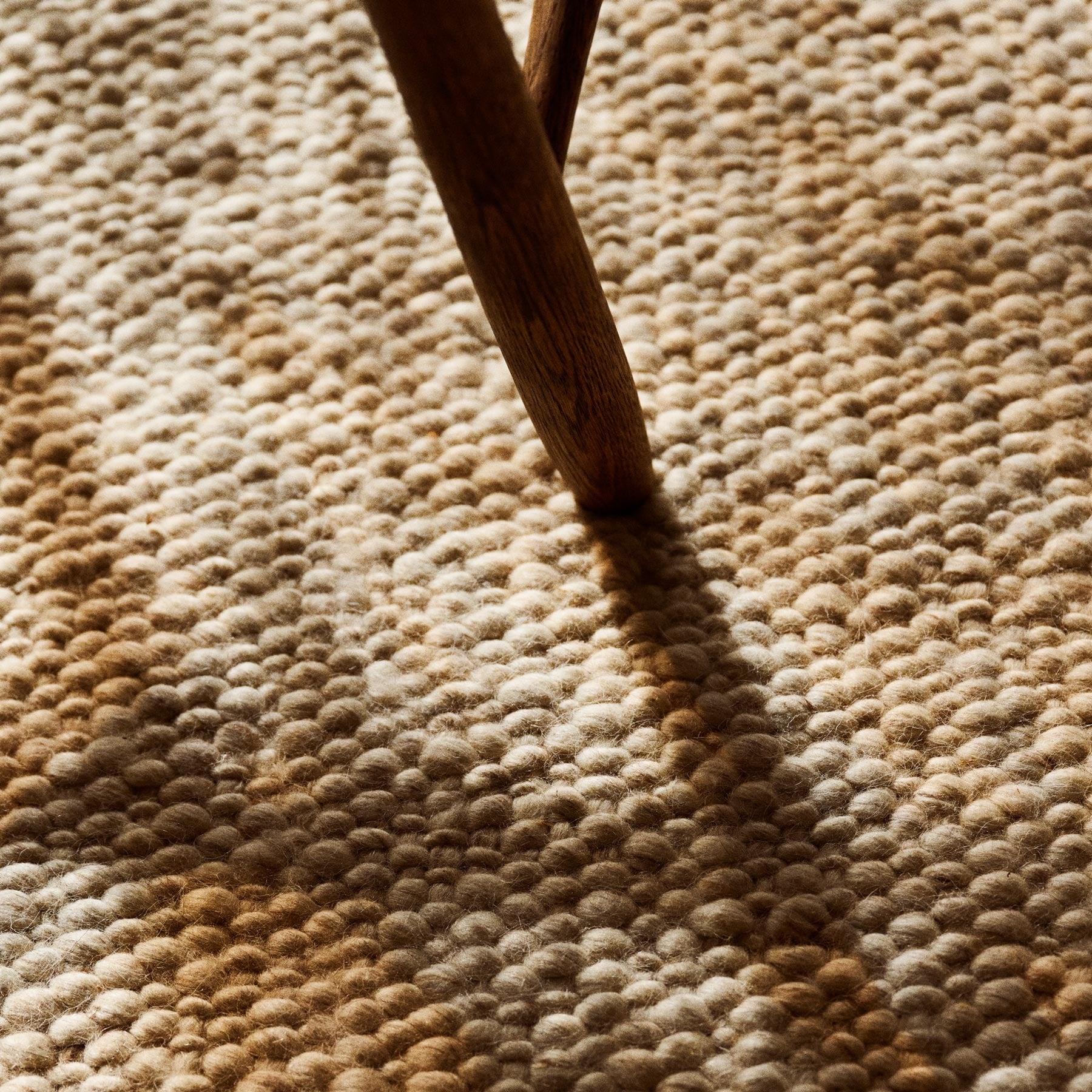 Teppeprøve Chunky ivory