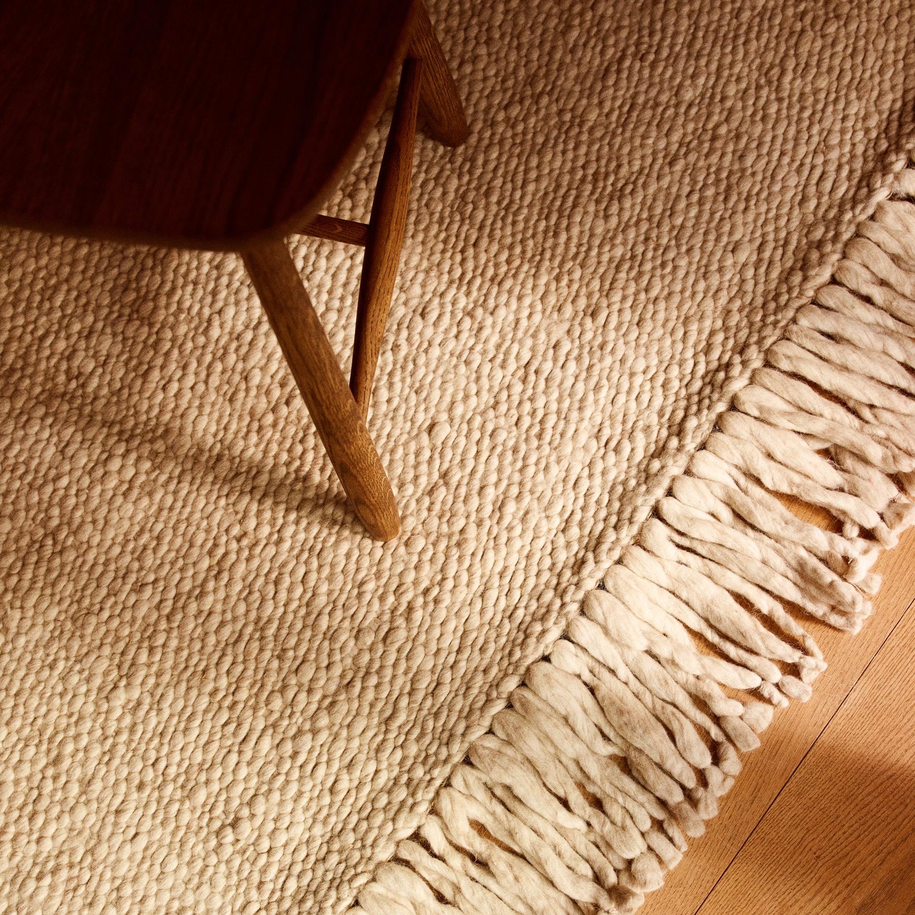 Teppeprøve Chunky ivory