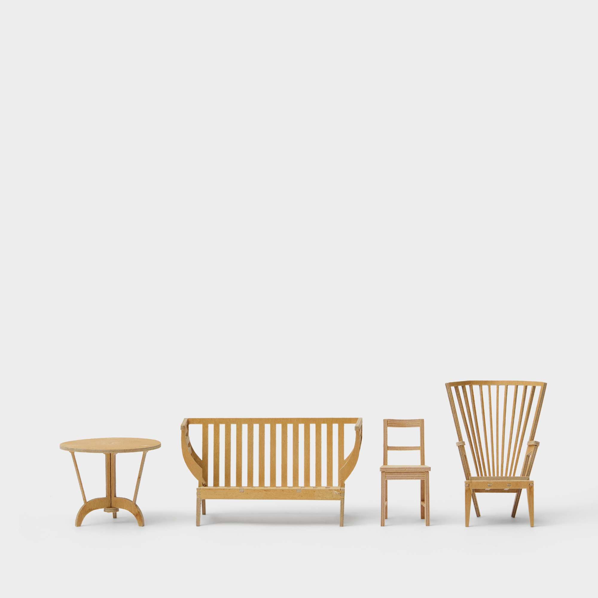 Miniatyr Lenestol Tre