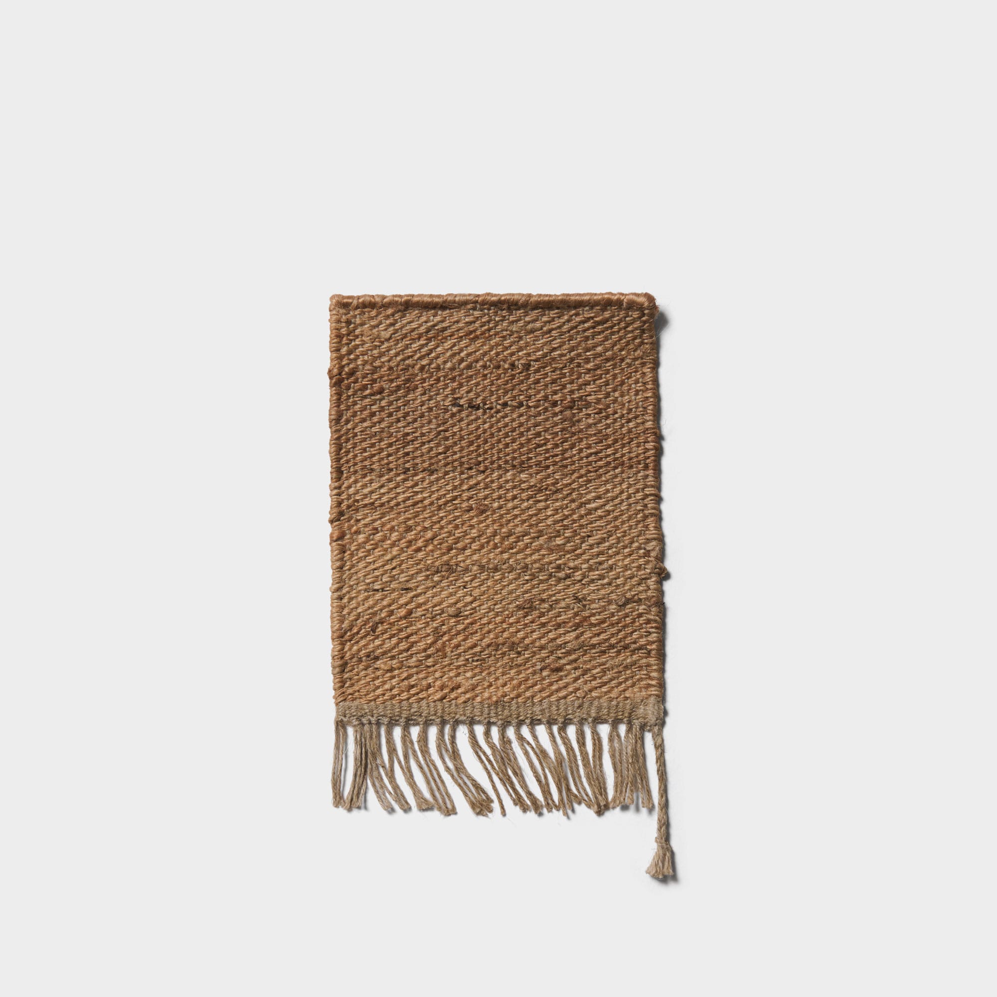 Teppeprøve Flat hemp natural