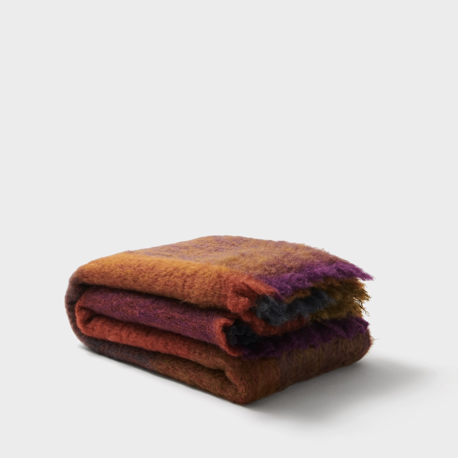 Blanket Mohair med frynser