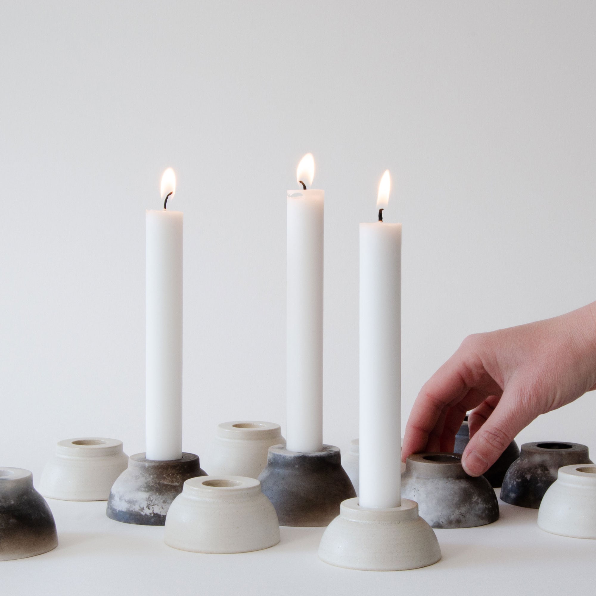 Lysestake lav eggeskallhvit